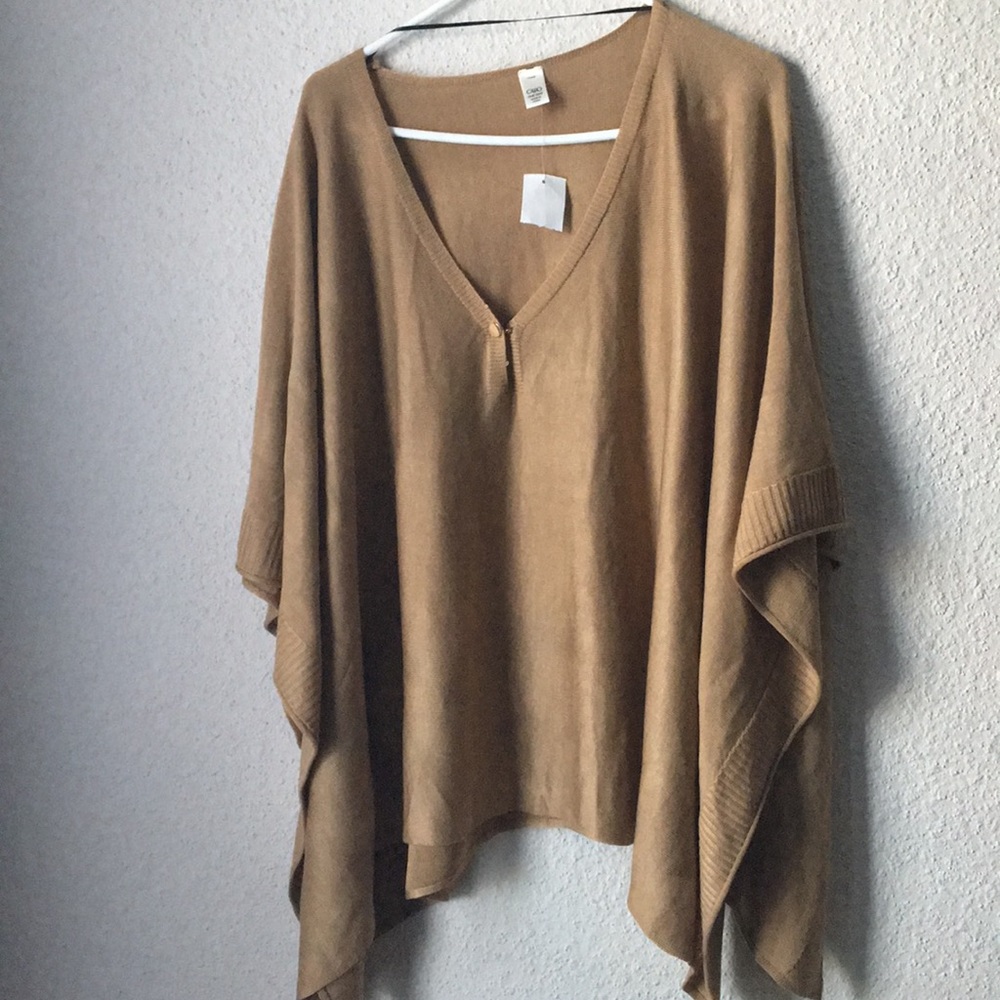 Brand New Gold Poncho